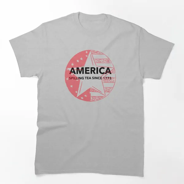 America Spilling Tea Since 1773 t-shirt design by True Motion Apparel