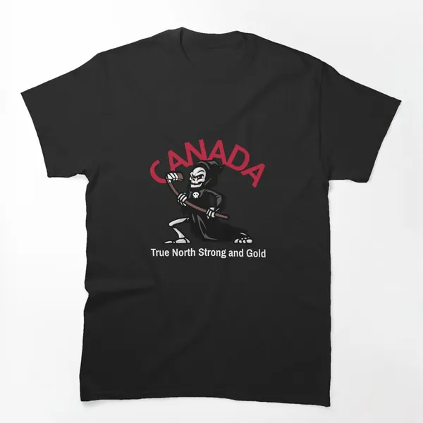 Canada Hockey True North Strong and Gold t-shirt design by True Motion Apparel