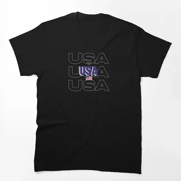 USA Soccer Stacked Type t-shirt design by True Motion Apparel