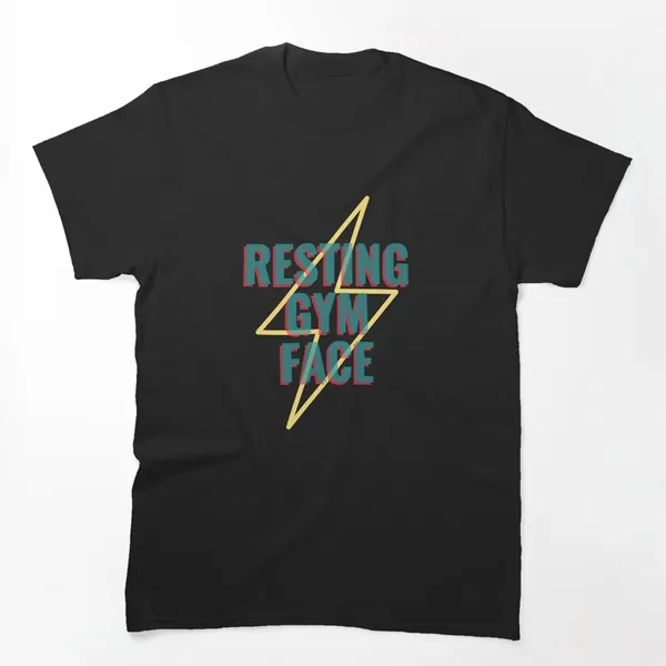 Resting Gym Face t-shirt design by True Motion Apparel