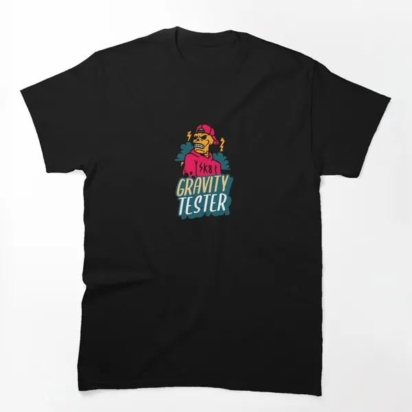 Gravity Tester t-shirt design by True Motion Apparel