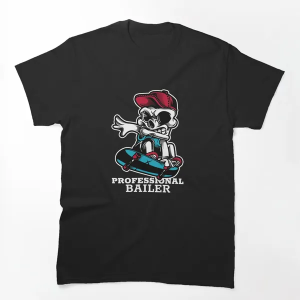 Professional Bailer Skull t-shirt design by True Motion Apparel