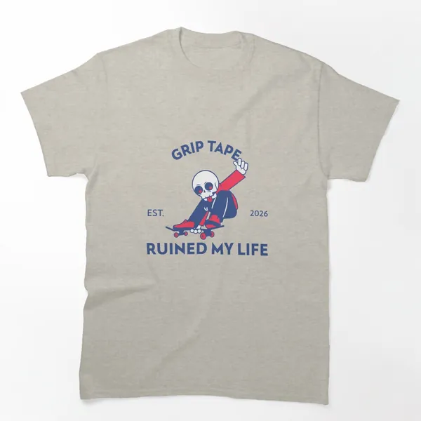 Grip Tape Ruined My Life t-shirt design by True Motion Apparel