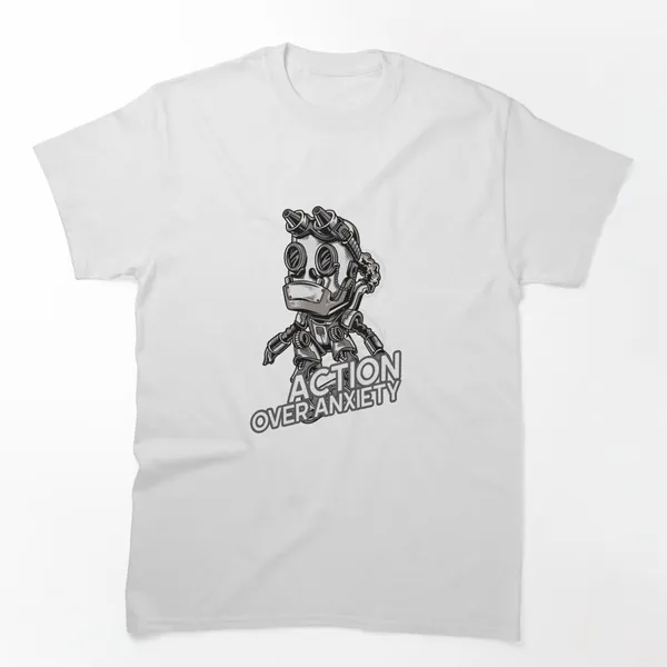 Action Over Anxiety t-shirt design by True Motion Apparel