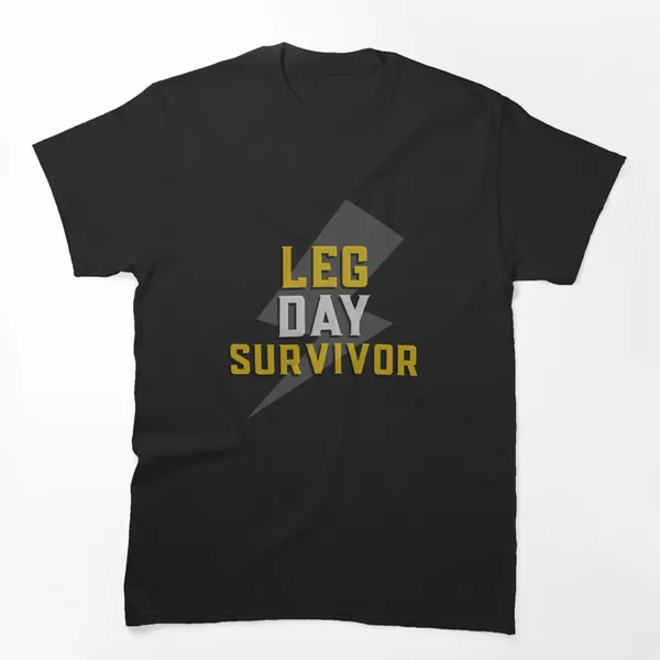 Leg Day Survivor t-shirt design by True Motion Apparel