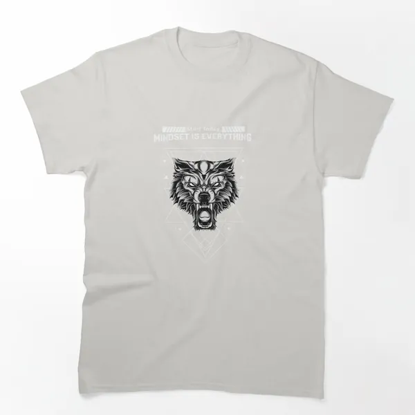 Start Today Mindset Is Everything Wolf t-shirt design by True Motion Apparel