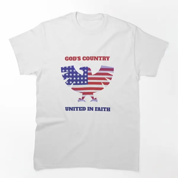 God's Country United in Faith t-shirt design by True Motion Apparel