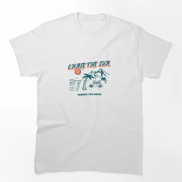 Chase the Sun Ignore the Noise t-shirt design by True Motion Apparel