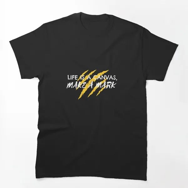 Life Is a Canvas Make a Mark t-shirt design by True Motion Apparel
