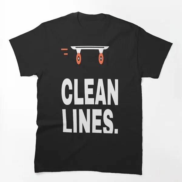 Scraped Knees Clean Lines t-shirt design by True Motion Apparel